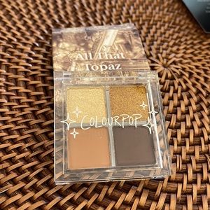 NWT ColourPop Eyeshadow Quad - All that Topaz